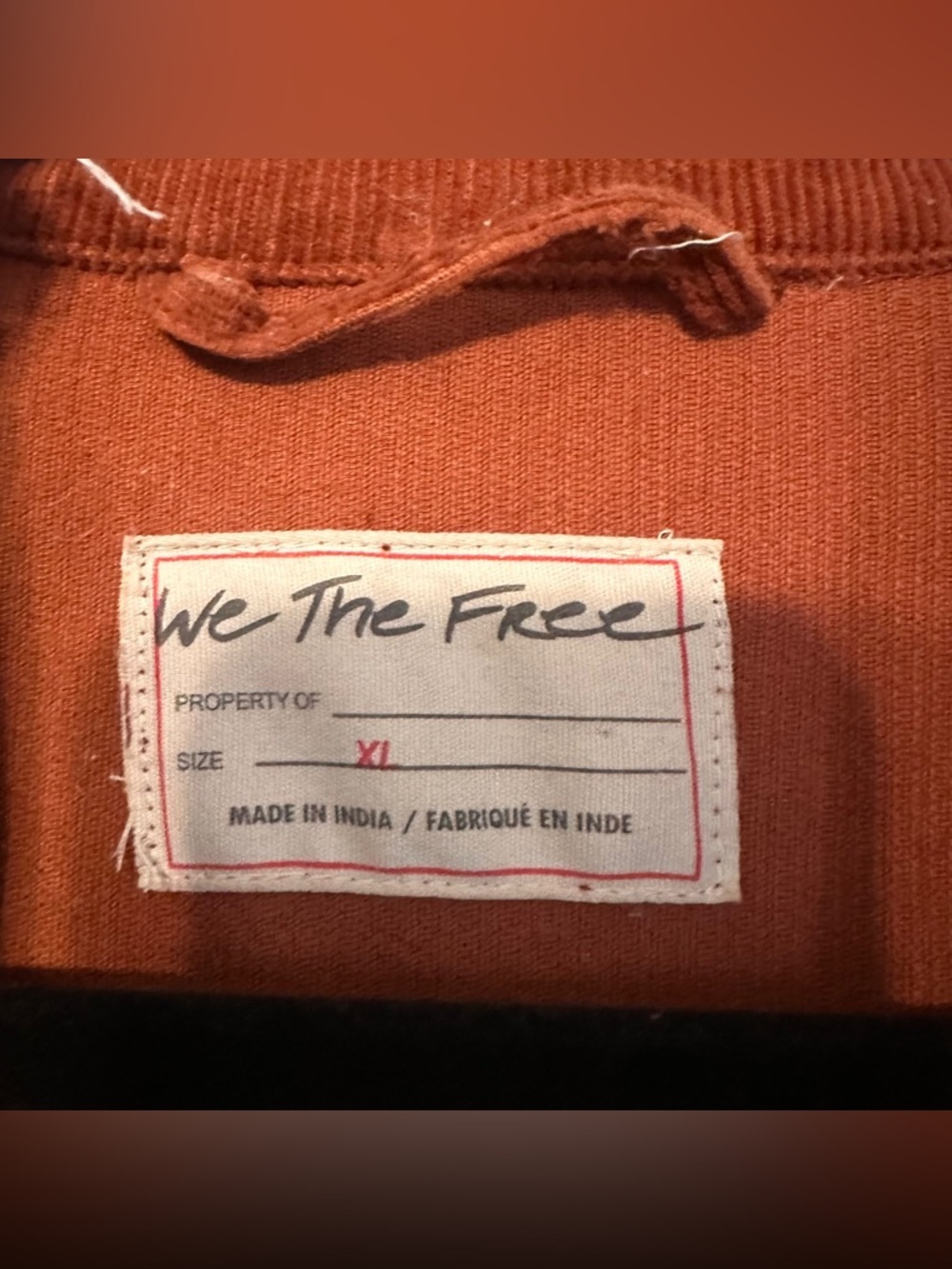 Free People Heartland Workwear Corduroy Jacket size XL Brown - Picture 6 of 8